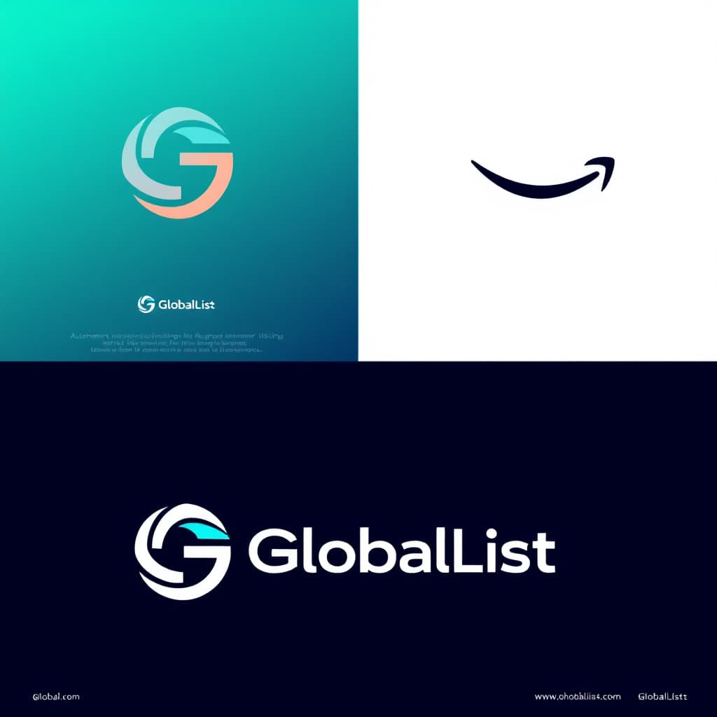 AI generated: Design a modern, tech-forward logo for a SaaS startup called GlobalList, which automates multilingua...
