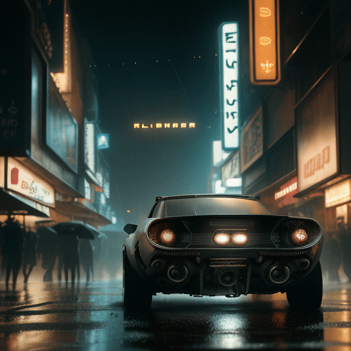AI generated: Young cat Ford in blade runner, photo, light box, three point lighting, film grain, epic movie poste...