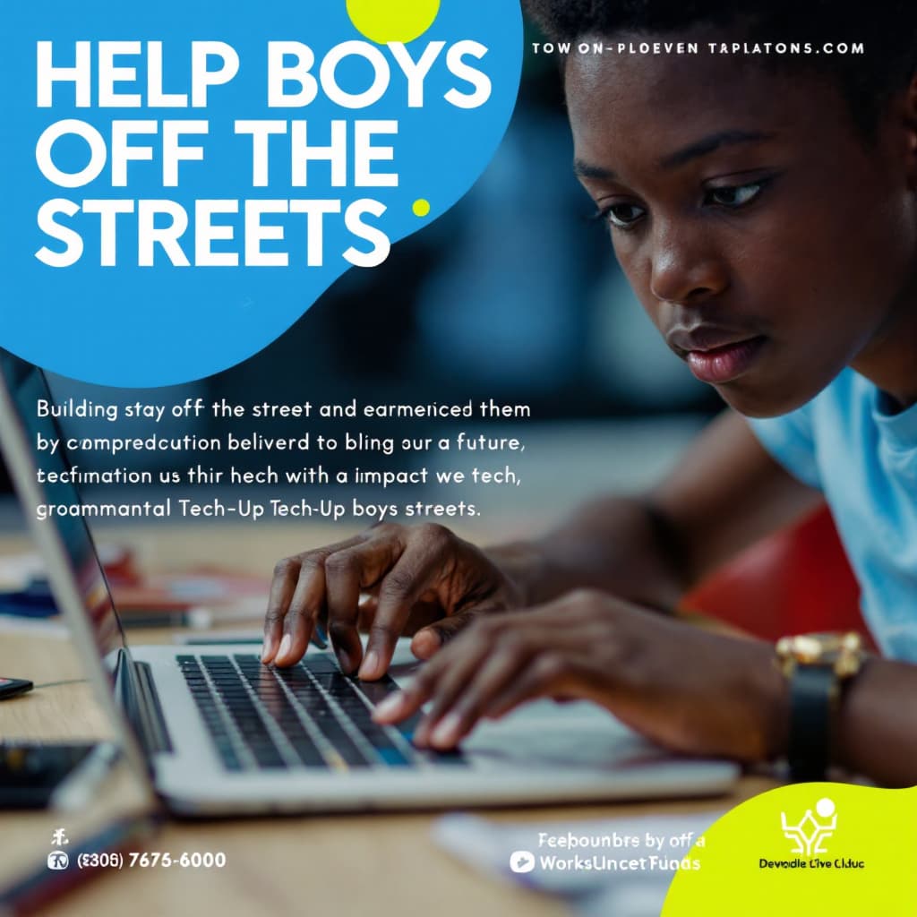 AI generated: I want to design a text based creatives for facebook ads with the details below

"Help boys stay off...