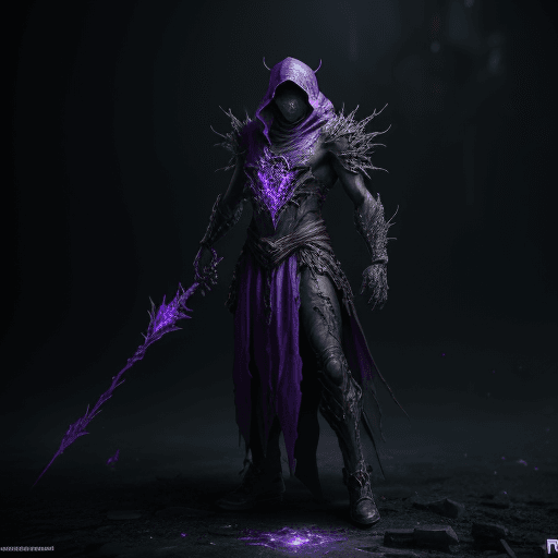 AI generated: character design, void arcanist spawn,Created BY Todd Mcfarlane, mist, photorealistic, octane render...