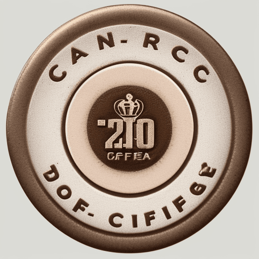 AI generated: macro photography of a vintage postage stamp, coffee plantation, white background, 4k, ultra-realist...