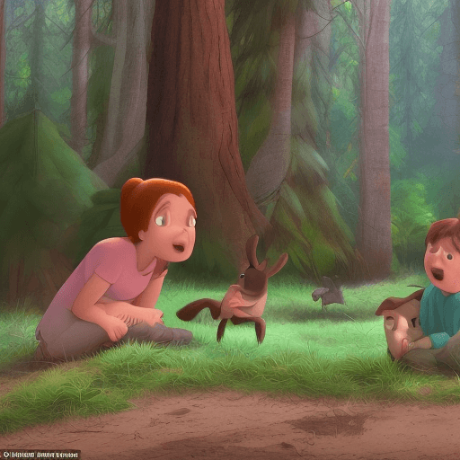 AI generated: 
Wild Family Legend: This cartoon tells the story of a cute family living in the forest. In which fa...