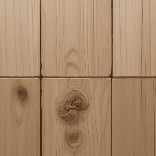AI generated: detail natural wood texture with knots
