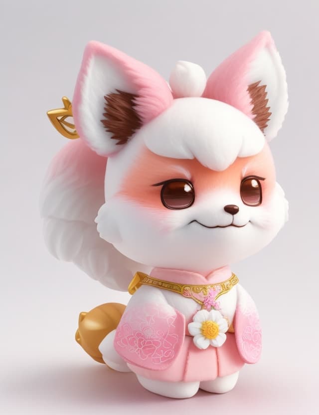 AI generated: (( volumetric lighting , very detail face ,white background)), 3D model , Nendoroid style, Japanese ...