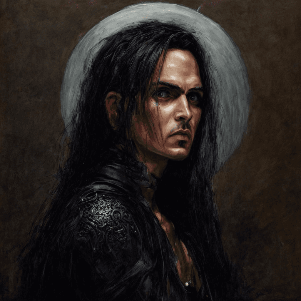 AI generated: (Masterpiece)(HighQuality:1.1)(Photo-realistic) portrait of a man,Vampire,Horror,