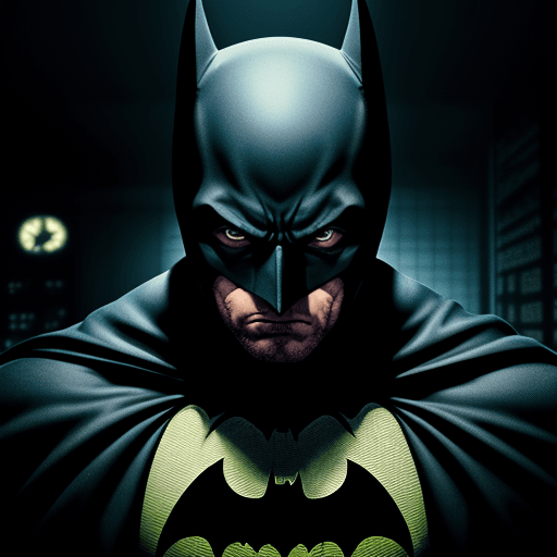 AI generated: Schizophrenic Batman in mentalhospital,4k,ulra hd 