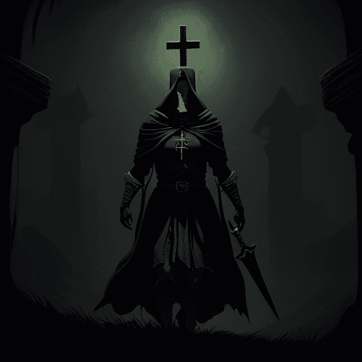 AI generated: "Genera una Escena Épica de Blasphemous 2 con el Penitente como Protagonista"

Descripción del Promp...