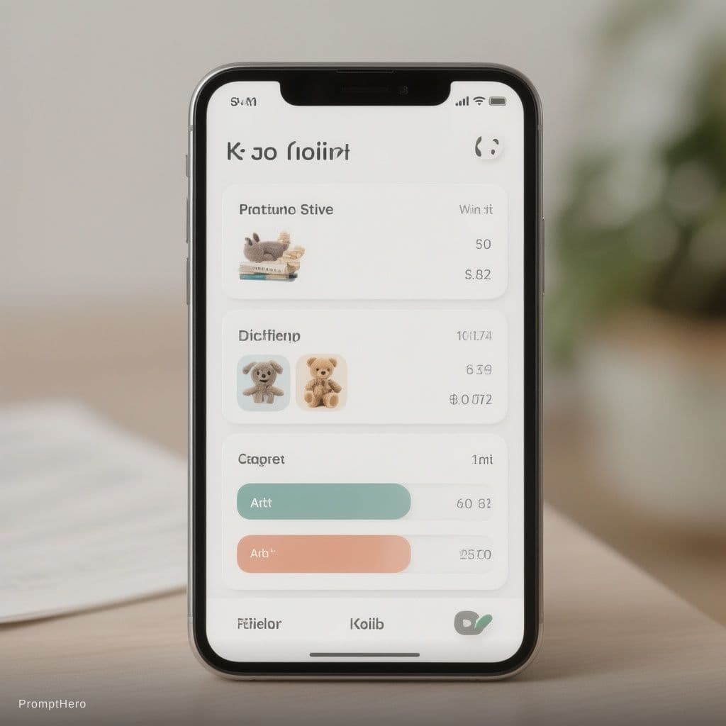 AI generated: 10 pages of budget tracking app 
