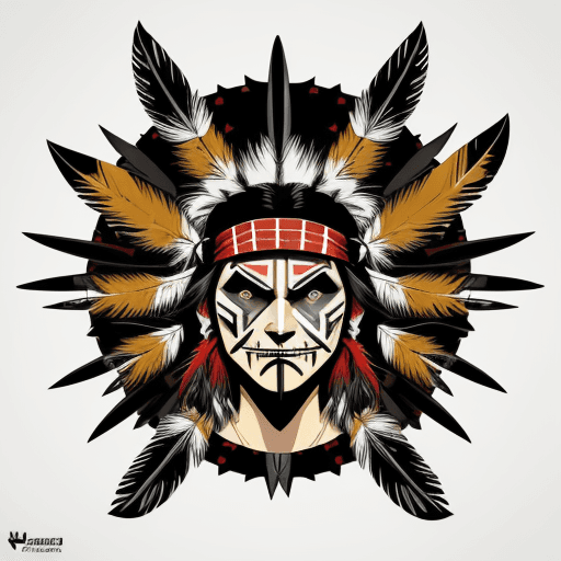 AI generated: Vector Illustration for a shirt design parody logo that is visually similar to "The Purge" flag. The...