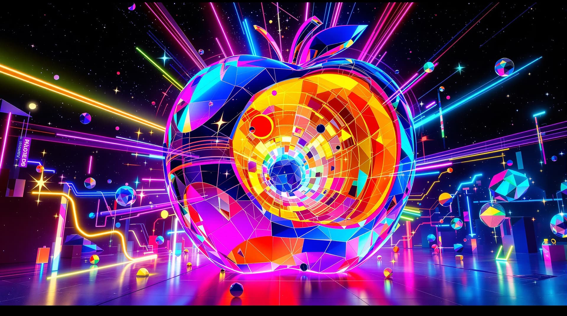 AI generated: Image is a full-length surreal abstract concept art sculpture, crazy zany, highly polished glowing a...