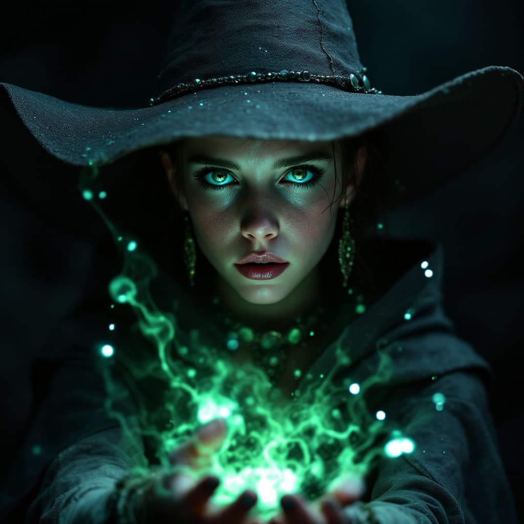 AI generated: 


"Genera una imagen hiperrealista de Millie Bobby Brown disfrazada como una hechicera de Dungeons ...