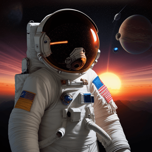 AI generated: astronaut, planet, sunset <lora:add_detail (1):1> 
