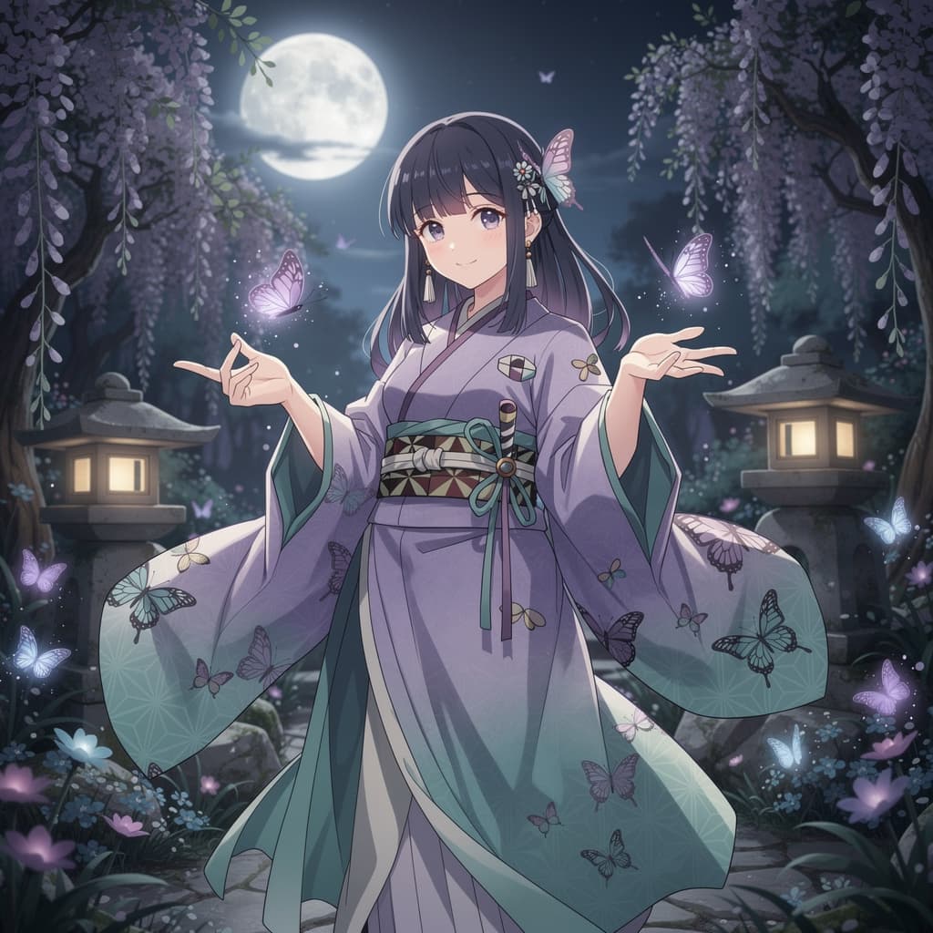Hero prompt: اعطني سورة شينوبو كوشو من انمي قاتل الشياطين و هي ...