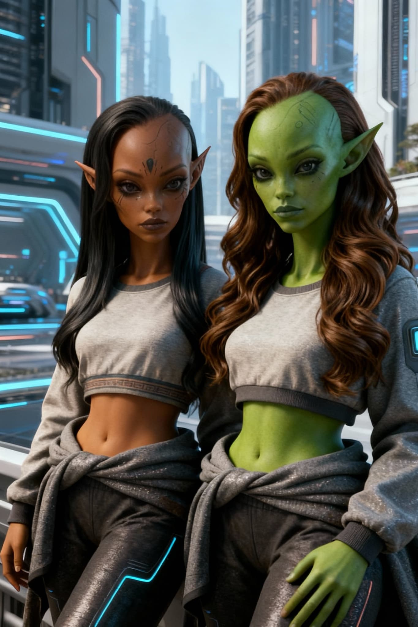 AI generated: Character green and character brown. Two best friends hanging out together. Join these two character...