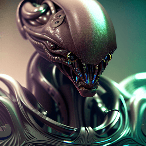 AI generated: high resolution photography of an alien, Character Design, full body, futuristic, highly detailed, b...