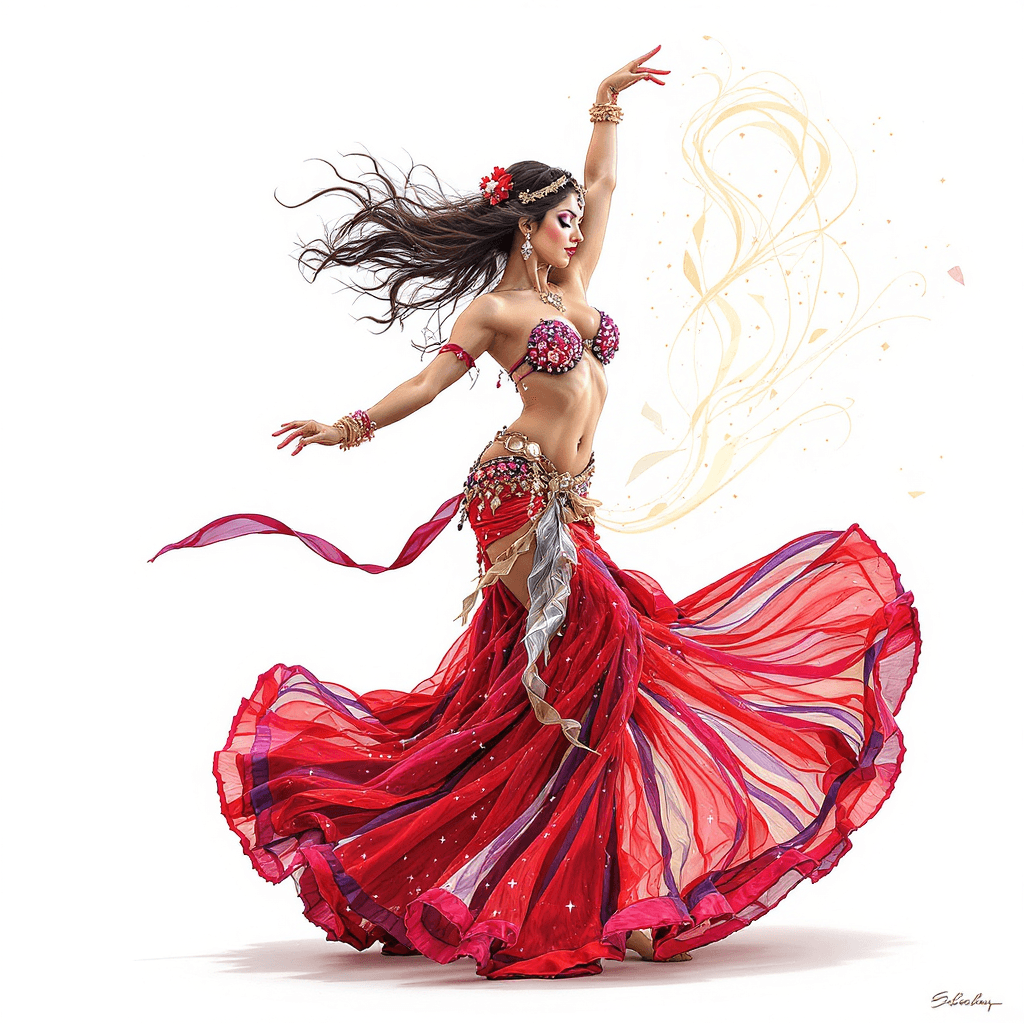 AI generated: create a belly dancer
