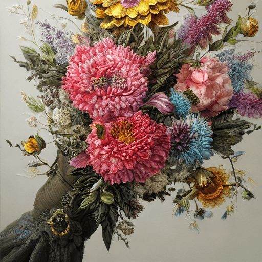 AI generated: fabulous floral bouquet, trending on artstation, sharp focus, studio photo, intricate details, highl...
