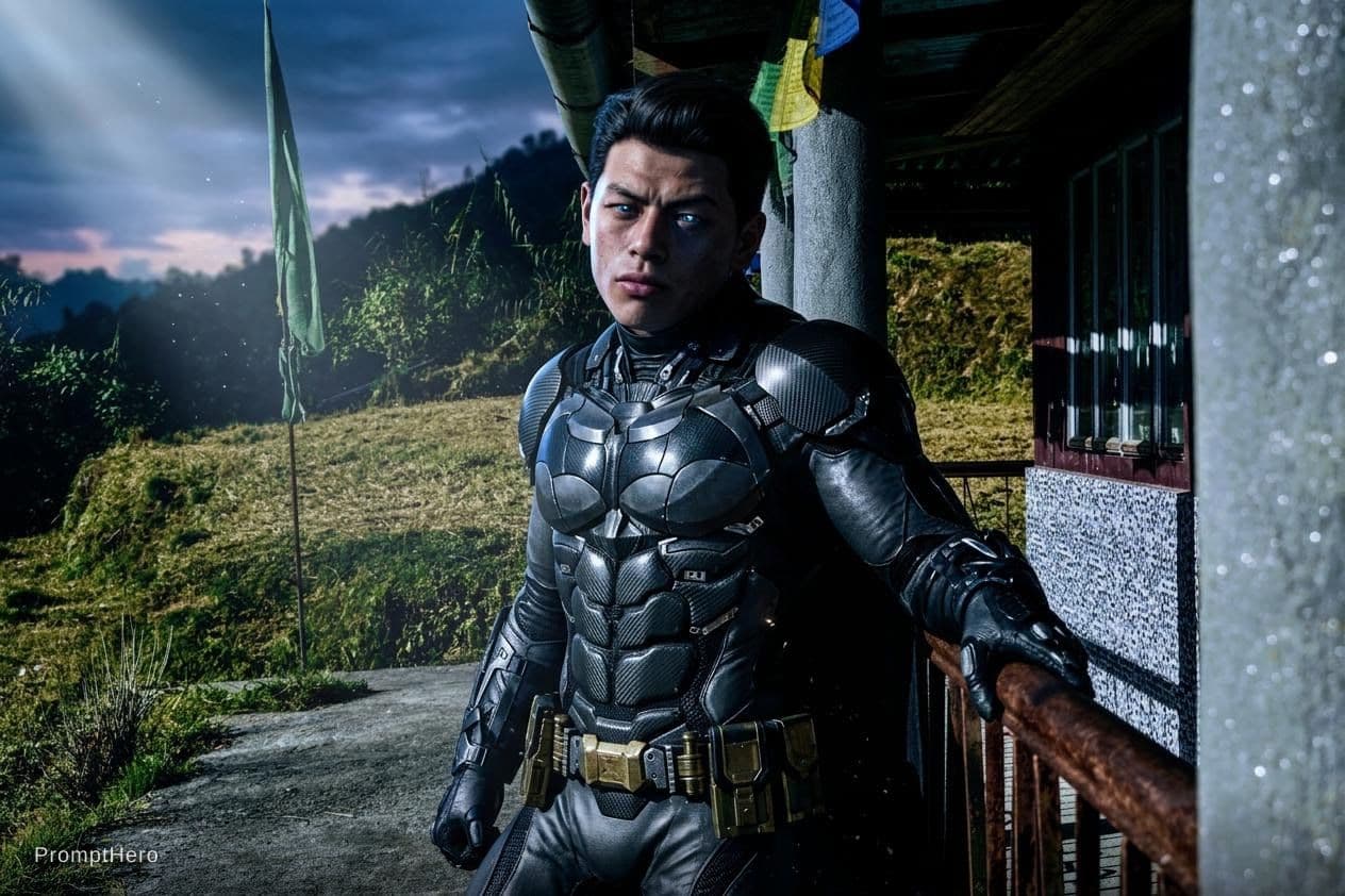 AI generated: Bruce Wayne ,Batman, Male, intricate artwork . octane render, ,symmetrical artwork. cinematic, hyper...