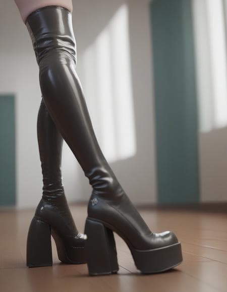 Naked Wolfe Platform Boots - Image 1