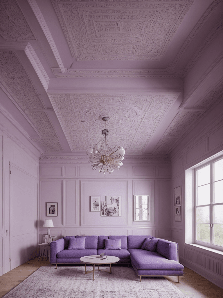 AI generated: High resolution photography interior design, badroom, modern furniture and decoration, high ceiling,...