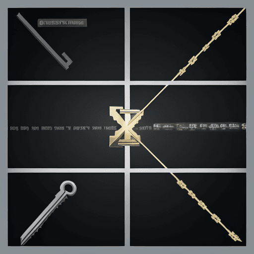 AI generated: Create an image illustrating asymmetric encryption, showcasing two distinct keys - a public key and ...