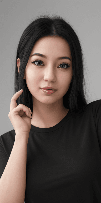 AI generated: She is diplomatic, calm, and optimistic. This female exudes a energetic aura, coupled with a happy d...