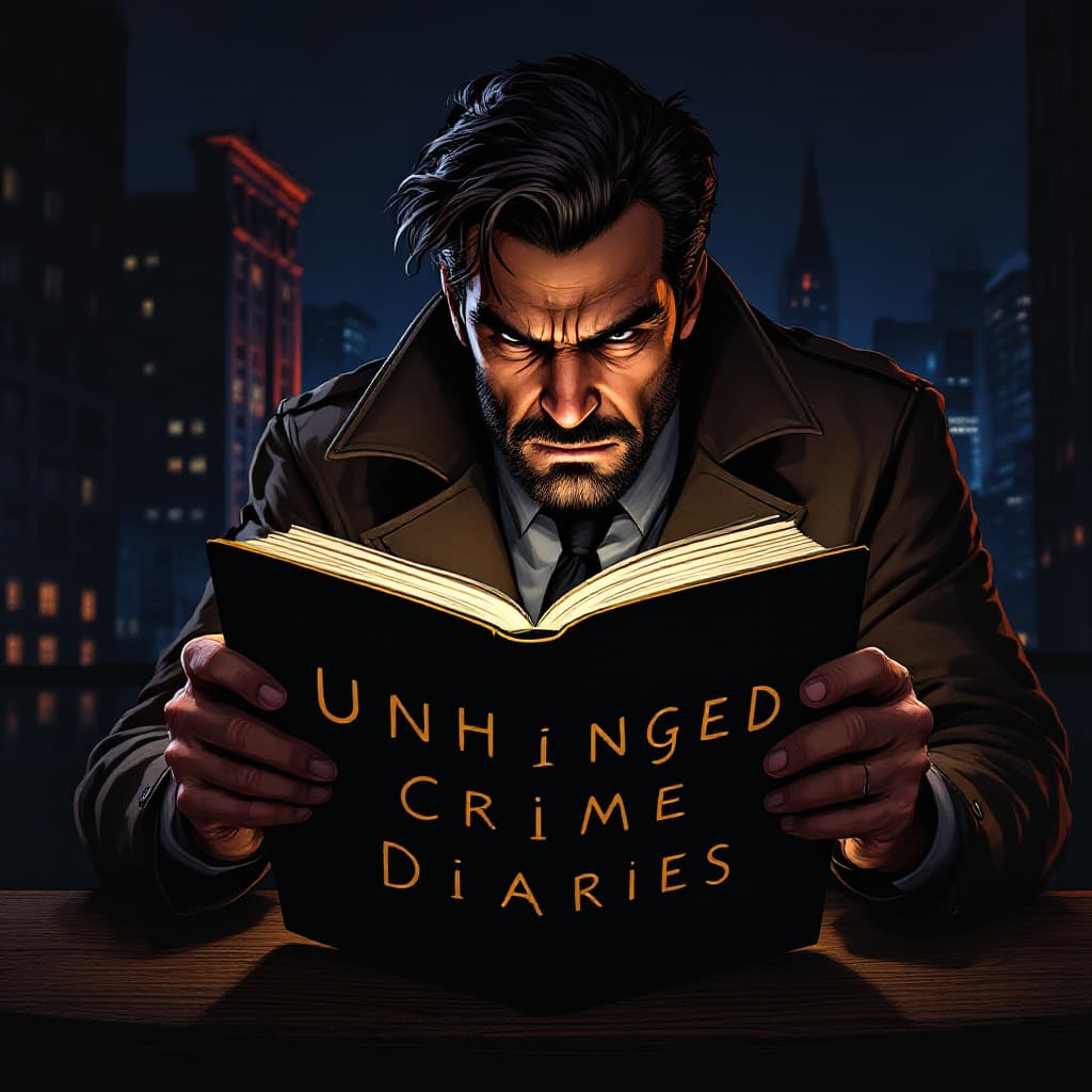 AI generated: Male detective in a trench coat, set against a noir city backdrop at night, in the style of Edward H...