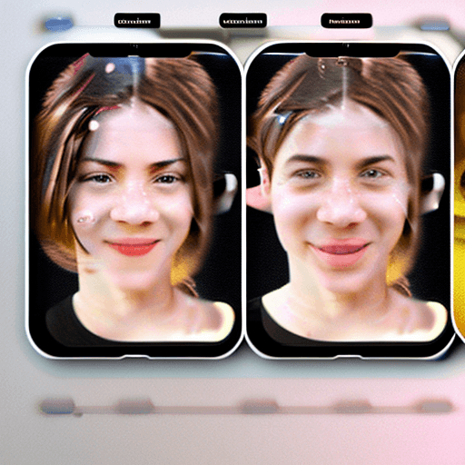 AI generated: Mobile app design, face swap, photo and video upload, neural network, intuitive UI, minimal steps, a...