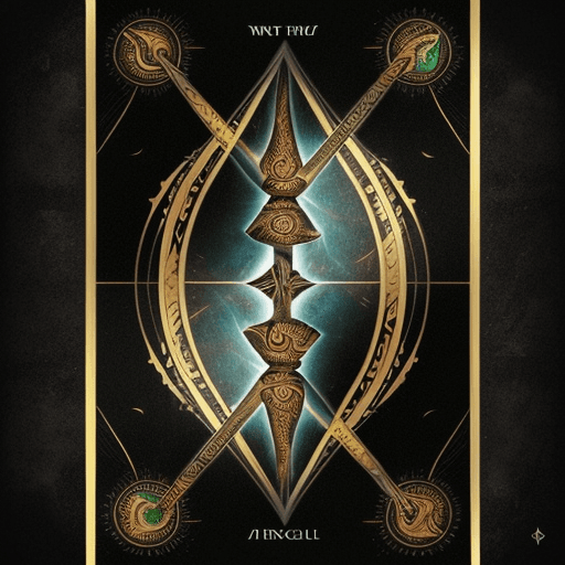 AI generated: can you generate me some artwork to use for a digital tarot card series, without any text or name in...