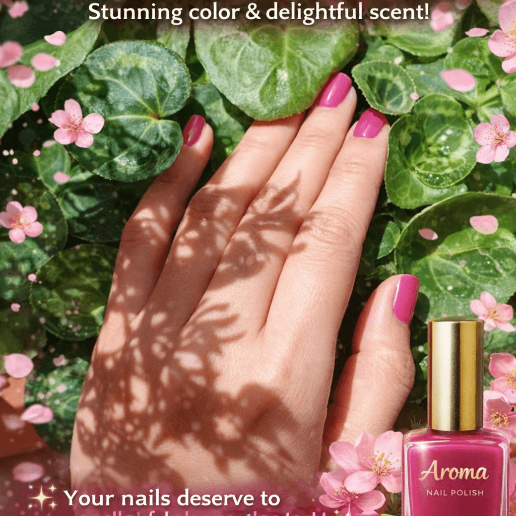 AI generated: ✨ Elevate your style with our irresistible Aroma Nail Polish! ✨ Experience stunning color and a deli...