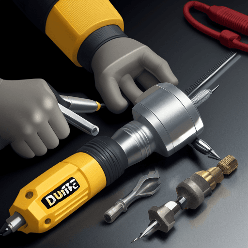 AI generated: An electic drill tool with the brand durofix