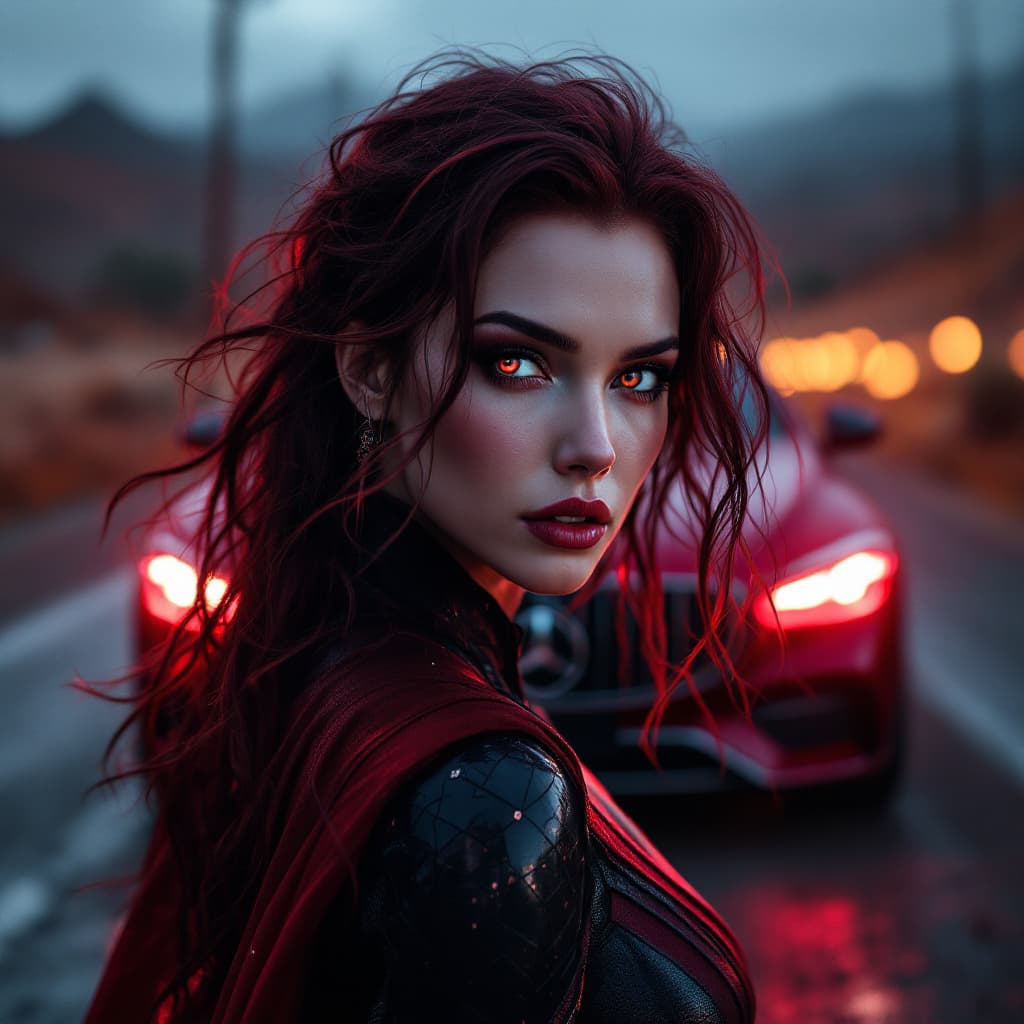 AI generated: a professional photo of a exceptionally of a Hyper-realistic futuristic portrait of a ultra-detailed...