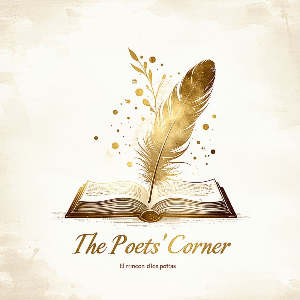 AI generated: A sophisticated and elegant logo for a YouTube channel called 'The Poets's Corner' (El rincón de los...