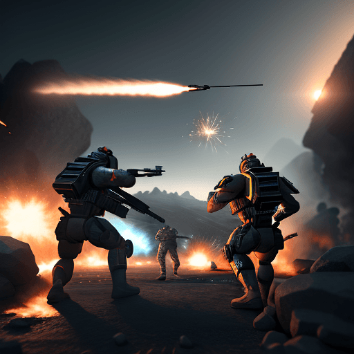 AI generated: men under siege, masters of conflict, hyper realistic, 8k quality, nanite rendering, volumetric ligh...
