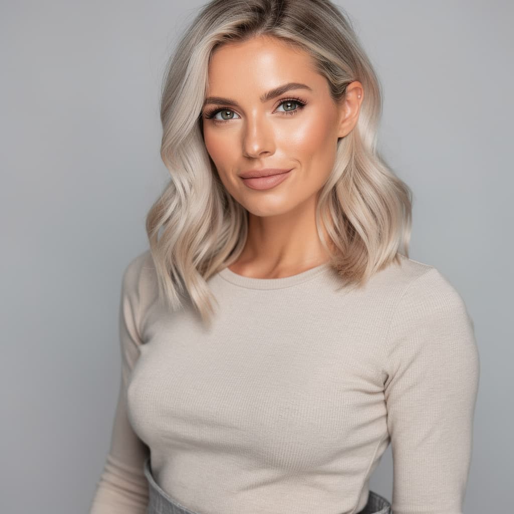 AI generated: {
  "subject": {
    "type": "adult woman",
    "age": "mid-20s",
    "vibe": "confident lifestyle i...