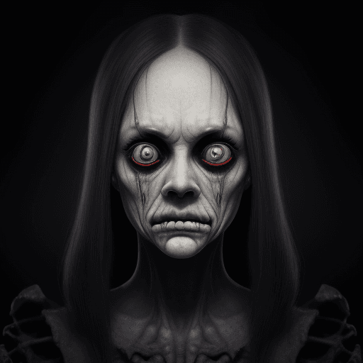 AI generated: disturbing face, haunting, bizarre, uncanny, masters, 8k, nanites, no errors, perfect