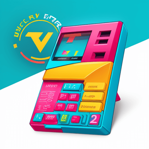 AI generated: Playful, vibrant, and energetic  Card reader  logo design with colorful  letters and dynamic vector ...