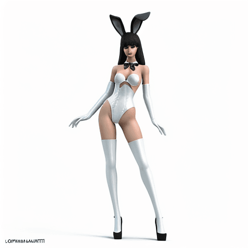 AI generated: sketch, 1girl, tariq, catwalk, bonnie, playboy bunny, white background, <lora:add_detail:-1>, <lora:...