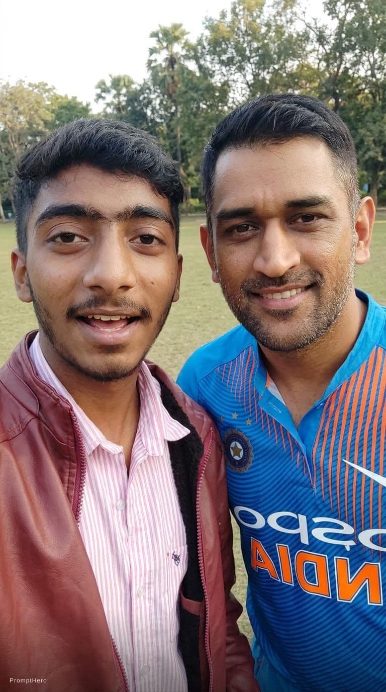 AI generated: Add dhoni with me