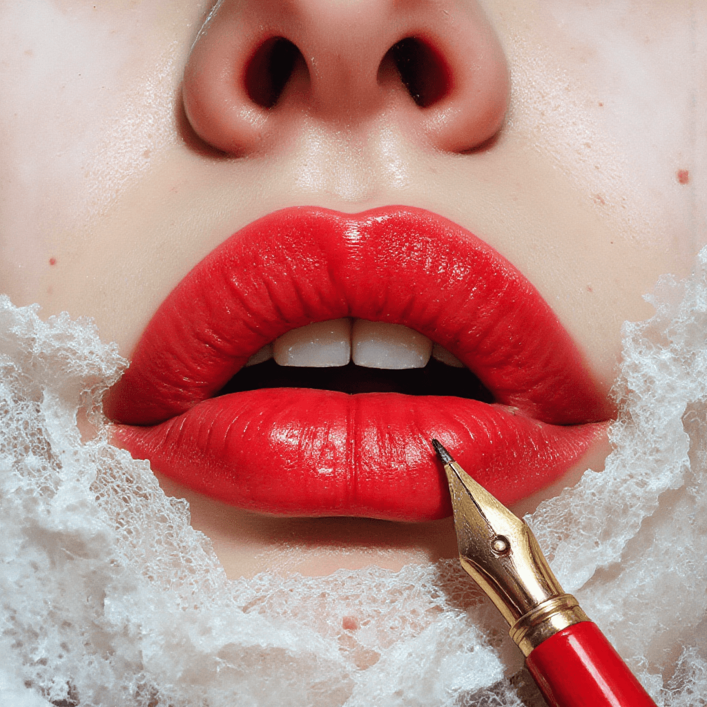 AI generated: Small Words of Missing

Red ink like lover’s

lips flow slowly as

my pen roams unwritten

l...