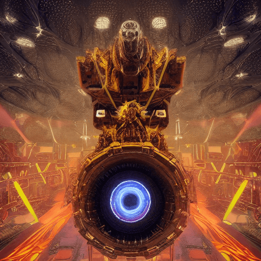 AI generated: , orge, laser, money, tony award of art, oni octane a on mindar casting epcot, art, artwork. symmetr...