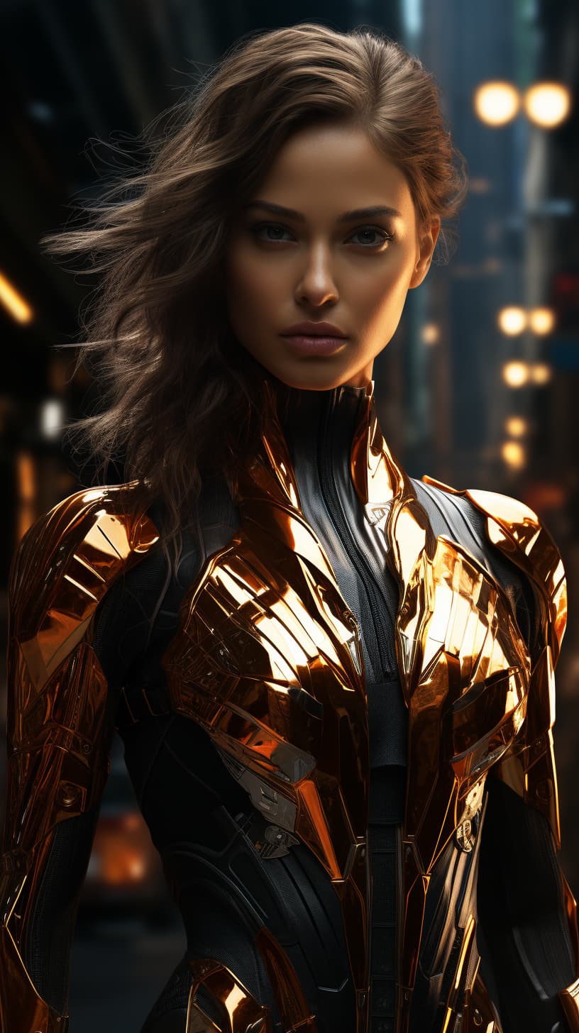 AI generated: stunning fiminine body, commercial image, Gal Gadot | holographic photography shoots, in the style o...