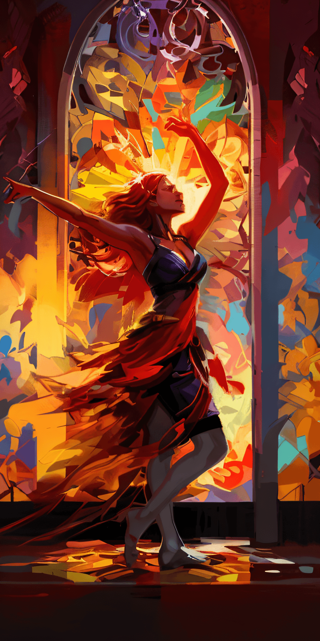 AI generated: abstract, illustration, woman, ZaUm, elysiumChar, hazy, atmospheric, digital art, awarding winning, ...