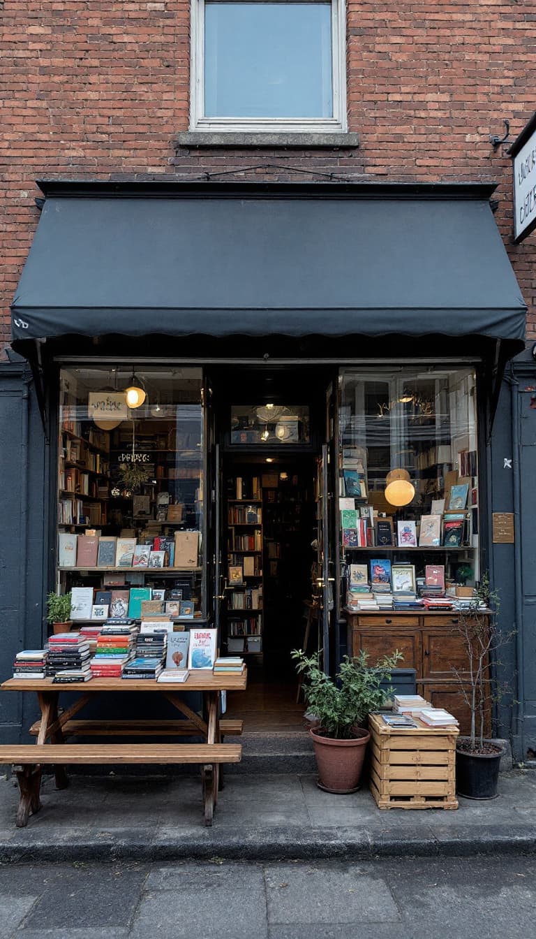 AI generated: Vintage Bookstore

