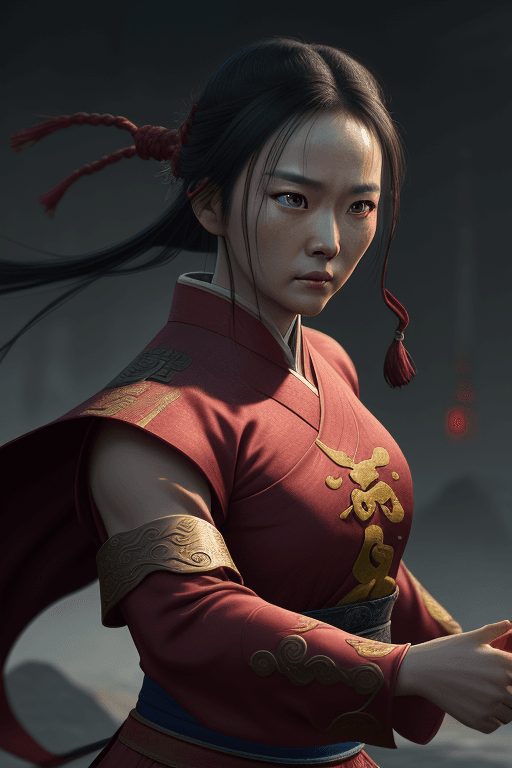 AI generated: a wuxia movie poster,Kung Fu Cult Master ,,8K 3d resolution, detailed,realistic,playstation 5 screen...