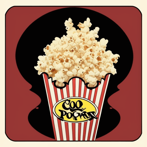 AI generated: cool walt Disney style popcorn kernel  Man early 20th century cartoon