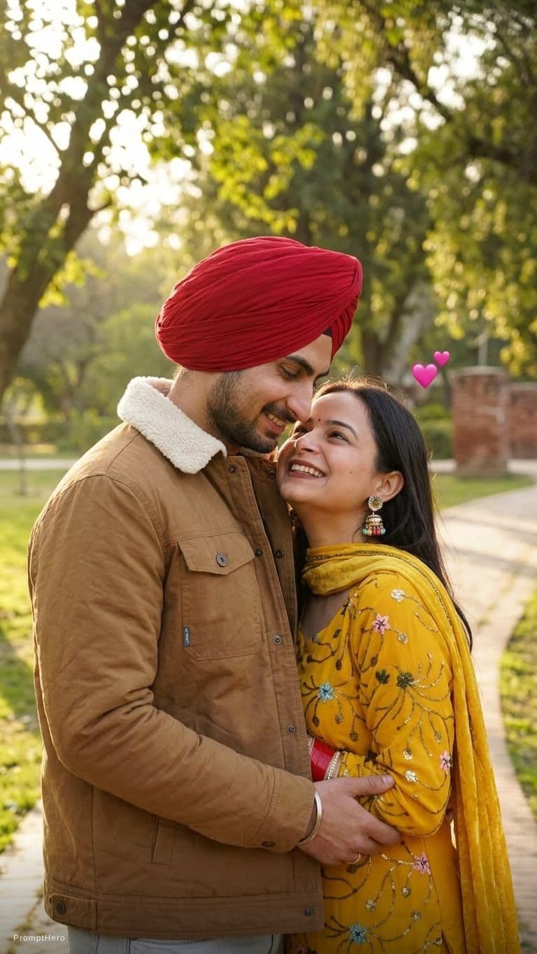 AI generated: a couple in love