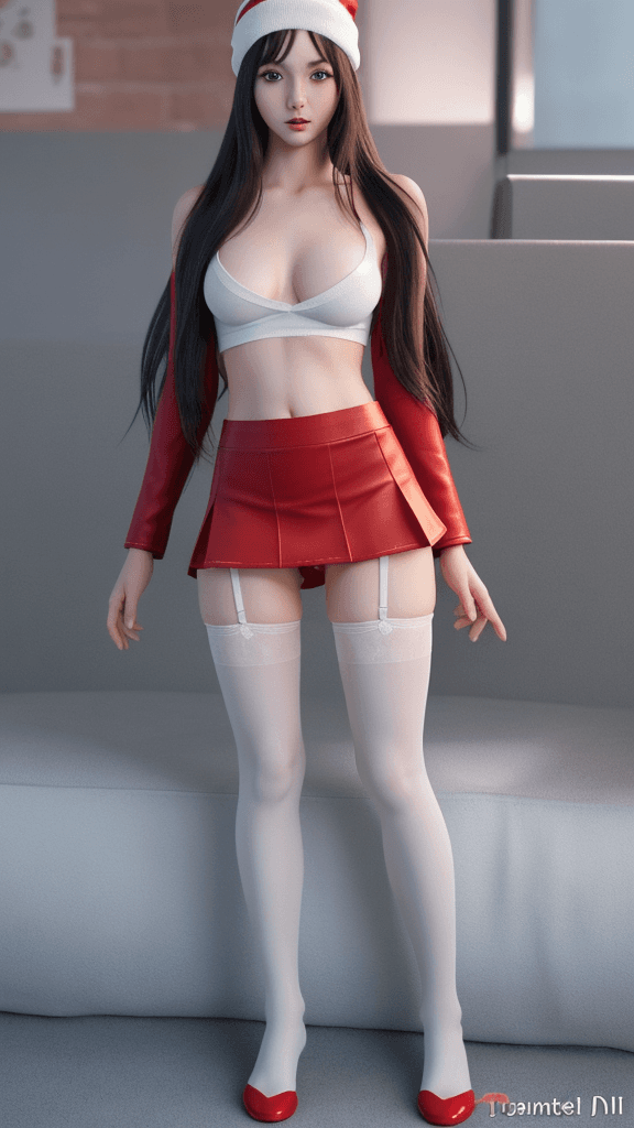 AI generated: full body close up ( anime cg ) hentai 2D ( 3D hand drawn ) 1girl, solo, long hair, breasts, looking...