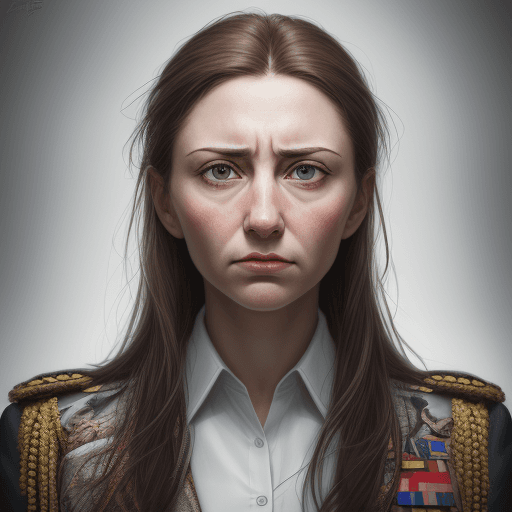 AI generated: leader.  portrait. Nervous, uncomfortable body language
, hyper realism, high detail, 8k