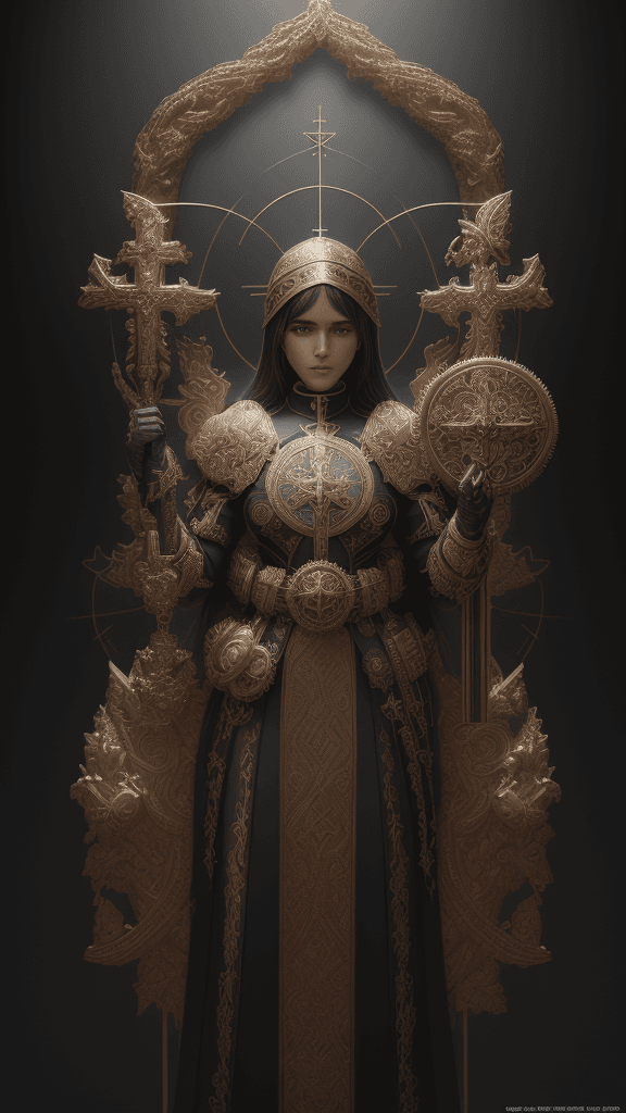 AI generated: sRGB 8k 16k Im a saint but i aint no hero, intricate artwork . octane render, trending on artstation...